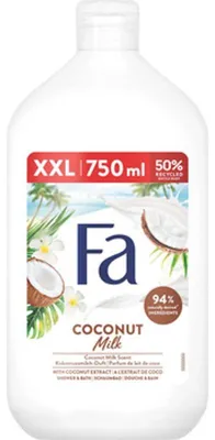 Obrázek produktu pro FA Krémový sprchový gel Kokosové mléko 750 ml