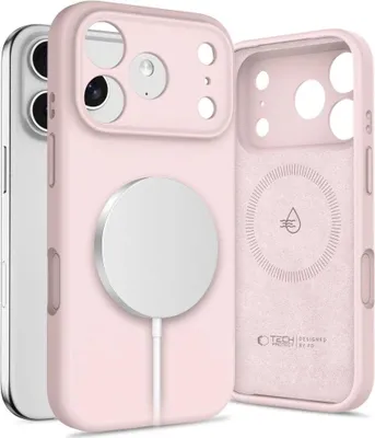 Immagine prodotto di Custodia Tech-Protect in silicone Magsafe per Naiphone 17 Pro Max - Rosa