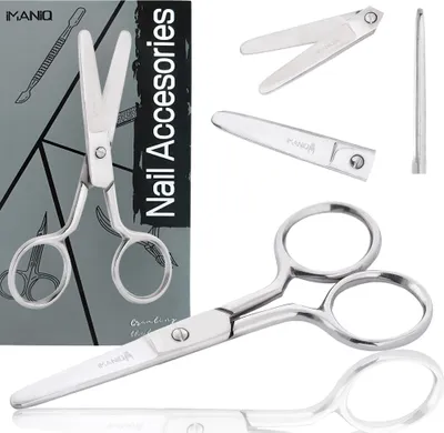 Obrázek produktu pro Nůžky na nehty kůžiček rovné čepele kosmetický manikúra pedikúra ocelový salon SPA