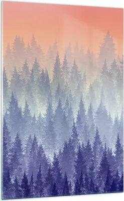 Produktbild von Bilder auf glas - Einteilig - Wald Baum Natur - 70x100cm - Glasbilder - Wandbilder - Bilder - zum Aufhängen bereit - Wanddekoration aus Glas - Glas Bilder - Wandbild auf Glas - GPA70x100-3929