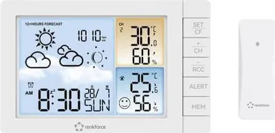 Produktbild von Renkforce Digitale-Wetterstation Weiß (RF-4883634)