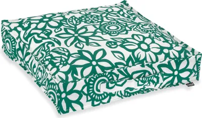 Produktbild von H.O.C.K. Paloma Outdoor Matratzenkissen 50x50x10cm floral petrol
