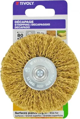 Produktbild von TIVOLY Kreisbohrbürste für Metall, 80 mm Durchmesser