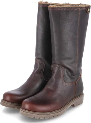 Produktbild von Panama Jack Damen Winterstiefel BAMBINA B82 Braun Glattleder wasserfest Größe: 36