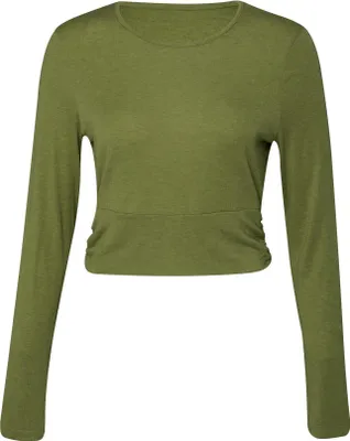 Produktbild von Yvette Longsleeve Kala Damen Melange Oliv L