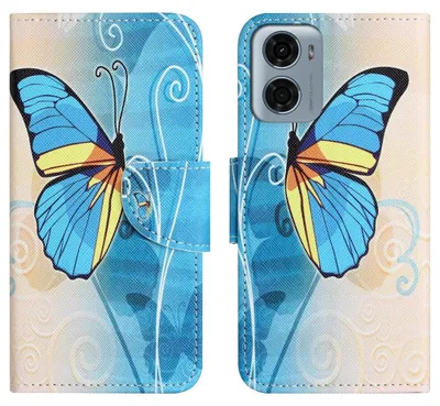 Produktbild von Motorola Moto G06 / G06 Power Hülle - Coverup Klapphülle - Blauer Schmetterling