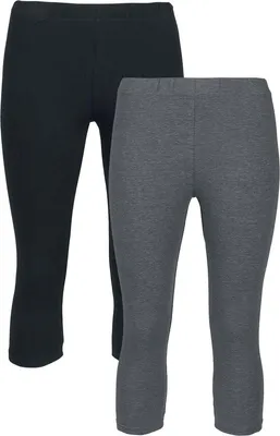 Produktbild von RED by EMP Damen Basic Leggings mit Gummizug im Doppelpack L