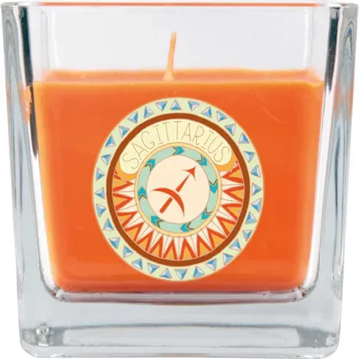 Image de Bougie parfumée en pot - Signe astrologique ( melon ) 190gr - 50 heures - Sagittaire