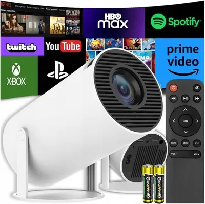 Produktbild von Projektor Hy300 Pro 2025 4K Wifi Smart Android Tv 130 Zoll Filme & Spiele