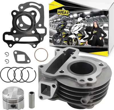 Image de Kit de cylindres de rechange Area1 pour scooters 4 temps 50 cm³ fabriqués en Chine, tels que GY6 139QMB/QMA AGM Nova Alpha-Motors Direct-Bikes Dafier ATU Explorer Flex-Tech