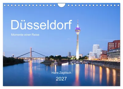 Produktbild von Düsseldorf - Momente einer Reise (Wandkalender 2027 DIN A4 quer), CALVENDO Monatskalender