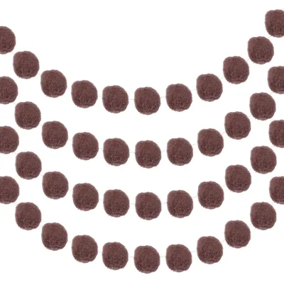 Immagine prodotto di Solidchoice - 4 pezzi di ghirlande di palline di feltro per decorazioni da festa