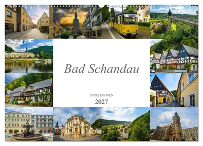 Produktbild von Bad Schandau Impressionen (Wandkalender 2027 DIN A2 quer), CALVENDO Monatskalender