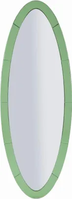 Zdjęcie produktu dla FURNLUX Lustro ścienne Oslo Green 55cm / Kolor główny: Zielony / Wymiary: 55 x 150 x 2 cm