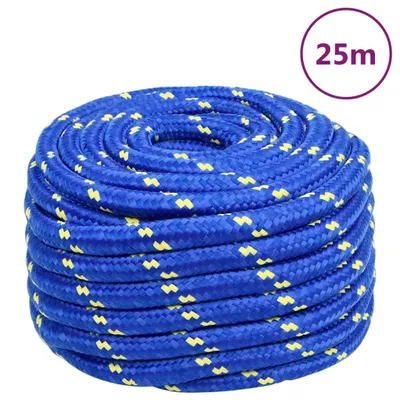 Obrázok produktu pre Lodné lano modré 20 mm 25 m polypropylén