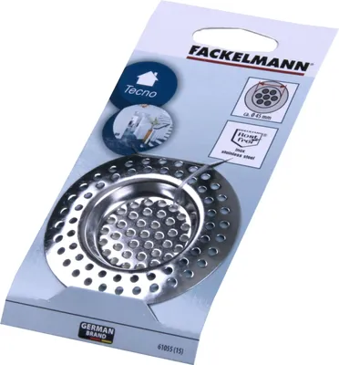 Zdjęcie produktu dla Sitko do zlewu Fackelmann 7,5 cm stal nierdzewna