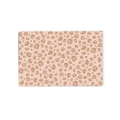 Produktbild von Schreibtischunterlage für Kinder – „Leopard rosa“ – 60 x 40 cm – aus Premium Vinyl –  Germany