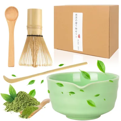 Obrázek produktu pro Sada pěti bambusových nástrojů pro přípravu matcha čaje