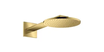 Zdjęcie produktu dla hansgrohe AXOR ShowerSolutions Głowica prysznicowa 250 1-strumieniowa, przyłącze ścienne, ramię prysznicowe 450 mm, 35284990