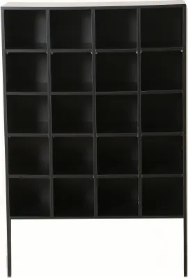 Produktbild von Schuhschrank Schuhregal Hinsal XL 100 cm hoch 20 Fächer Eiche hell