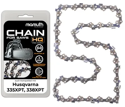 Image de Chaîne de tronçonneuse 45cm 1.3mm 3/8"" 62TG pour Husqvarna 335XPT, 338XPT