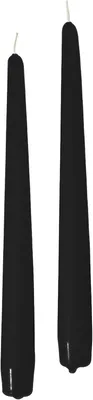 Obrázok produktu pre Čierne sviečky, priemer 2,2 cm, výška 30 cm, 12 kusov