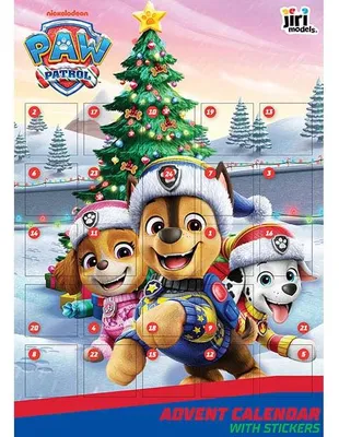 Produktbild von Paw Patrol Adventskalender mit Aufklebern
