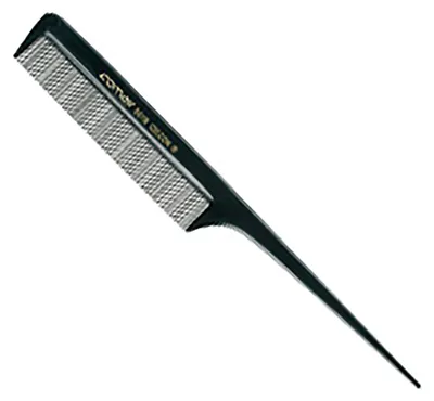 Produktbild von Comair Stielkamm, fein gezahnt, 501 B Black Profi Line Comair comb 501