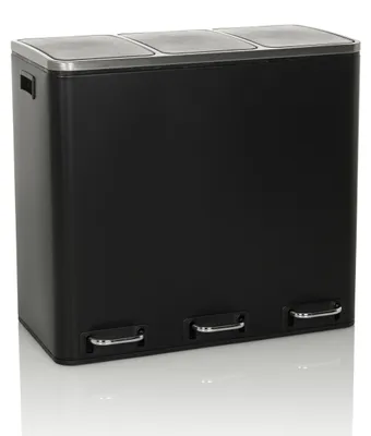 Obrázek produktu pro hjh OFFICE odpadkový koš 54 litrů Clean 9 odpadkový koš na tříděný odpad obdélníkový do kuchyně, kanceláře se Step-On 56,0 x 61,0 x 31,5 cm