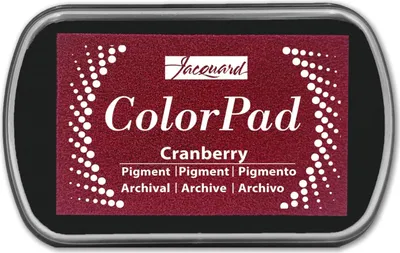 Imagen del producto de Almohadilla de sellos Jacquard, color arándano: tinta pigmentada para manualidades y sellos
