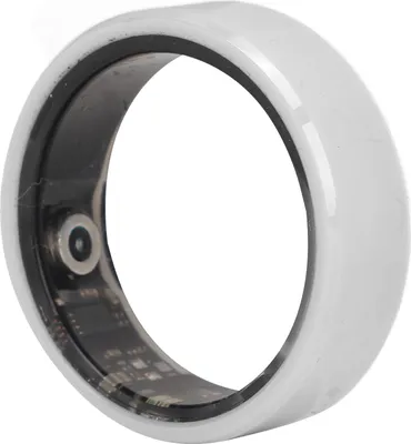 Image de Smart Ring Blanc BT IP68 étanche rechargeable podomètre suivi du sommeil-santé pour Fitnss 8