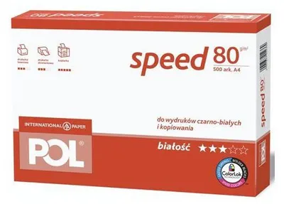 Zdjęcie produktu dla Papier Biurowy Polspeed A4 - Karton 5X Ryza (2500 Arkuszy)