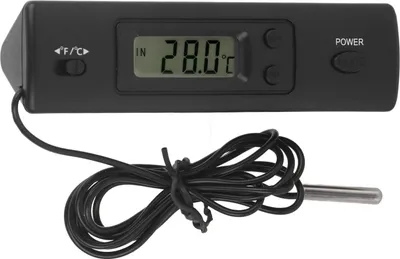 Zdjęcie produktu dla Elektroniczny cyfrowy miernik temperatury LCD Termometr Czujnik przewodowy do lodówki