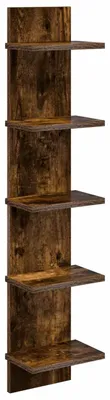 Image de vidaXL Étagère murale en bois imitation chêne, 22 x 15 x 100 cm