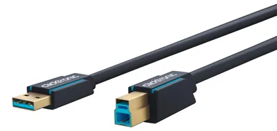 Produktbild von Clicktronic USB 3.0 Kabel, Hochgeschwindigkeits-Datenkabel mit der Steckerkombination A/B