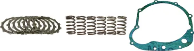 Immagine prodotto di Set frizione per Kawasaki Z 500 B, anni di produzione 1979-1980: dischi frizione, molle frizione e guarnizione del coperchio frizione di pamoto - Nuovo