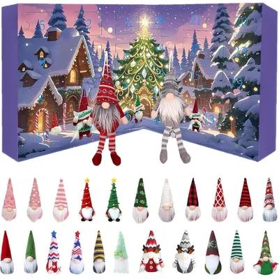 Productafbeelding van Adventskalender, cadeautjes voor volwassenen, 24 dagen, decoratieve ornamenten