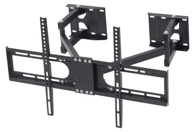 Obrázok produktu pre Držiak na televízor na stenu, otočný a naklápateľný, pre LED/plazmové televízory s uhlopriečkou 32" až 65", maximálna nosnosť 45 kg, štandard VESA 600x400
