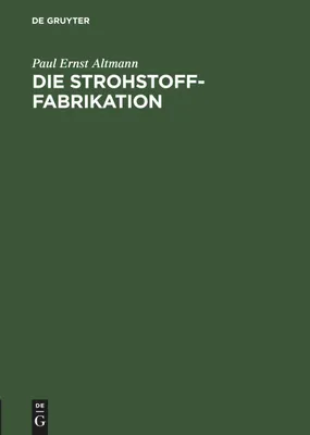 Produktbild von Die Strohstoff-Fabrikation