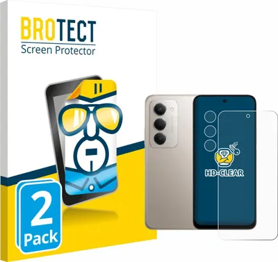 Produktbild von 2x Für Xiaomi Redmi 15 4G (Display+Kamera) Schutzfolie BROTECT Displayschutz Display Schutz Folie Klar Transparent