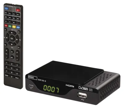 DVB-T2 Receiver EMOS EM190-S HD HEVC H265