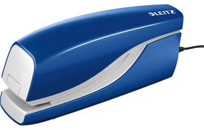 Produktbild von LEITZ Elektrisches Heftgerät Nexxt, blau Heftleistung: 10 Blatt, Einlegetiefe: 10 mm (5532-00-35)