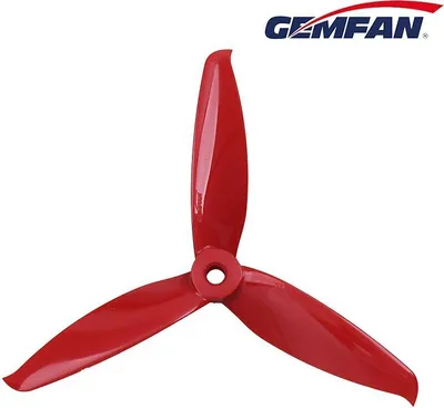 Produktbild von Gemfan 5152 5,1x5,2 Flash 3 Blatt Propeller Rot 2xCW 2xCCW 5 Zoll