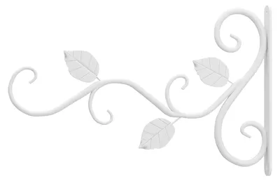 Produktbild von Omgoods – Wandhaken für Pflanzen mit Blattformdesign, für Innen- und Außenbereich, 20 x 5 x 31 cm