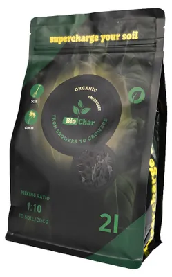 Produktbild von Biochar + Microbes Biokohle, 2 Liter