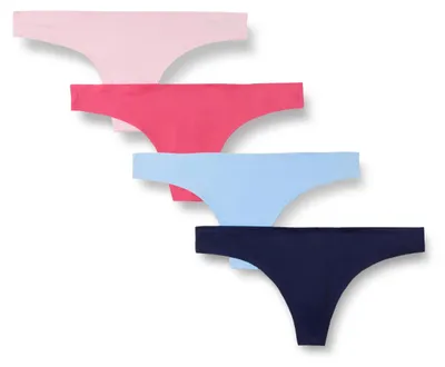Produktbild von A. Essentials Damen Nahtlose Atmungsaktive Unterwäsche Für Damen Tanga, Gebondet
