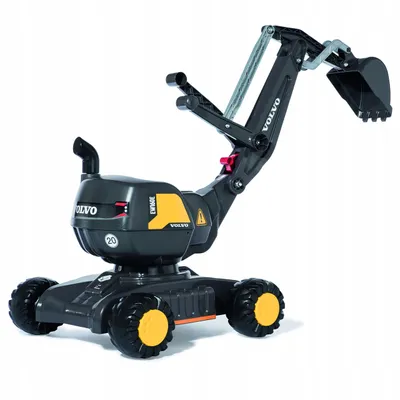Immagine prodotto di Escavatore semovente Rollydigger Volvo di Rolly Toys - Modello con sedile girevole, nero