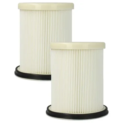 Produktbild von vhbw 2 Staubsaugerfilter kompatibel mit Arnica Hydra, Hydra Rain Staubsauger, Waschsauger, Wasserstaubsauger - HEPA-Filter Schwarz Weiß