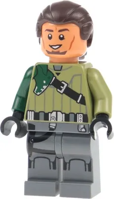 Produktbild von 1x Lego Minifigur Star Wars Kanan Jarrus Doppelgesicht Haare braun 75084 sw0602