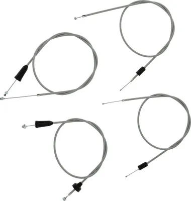 Produktbild von Set: 4 Bowdenzüge grau, Flachlenker - MZ ETS 250